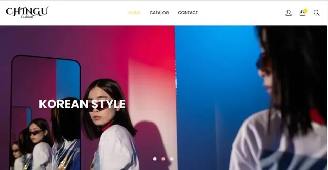 Chingu Fashion - Website design 2 | MAZCODEX portfolio